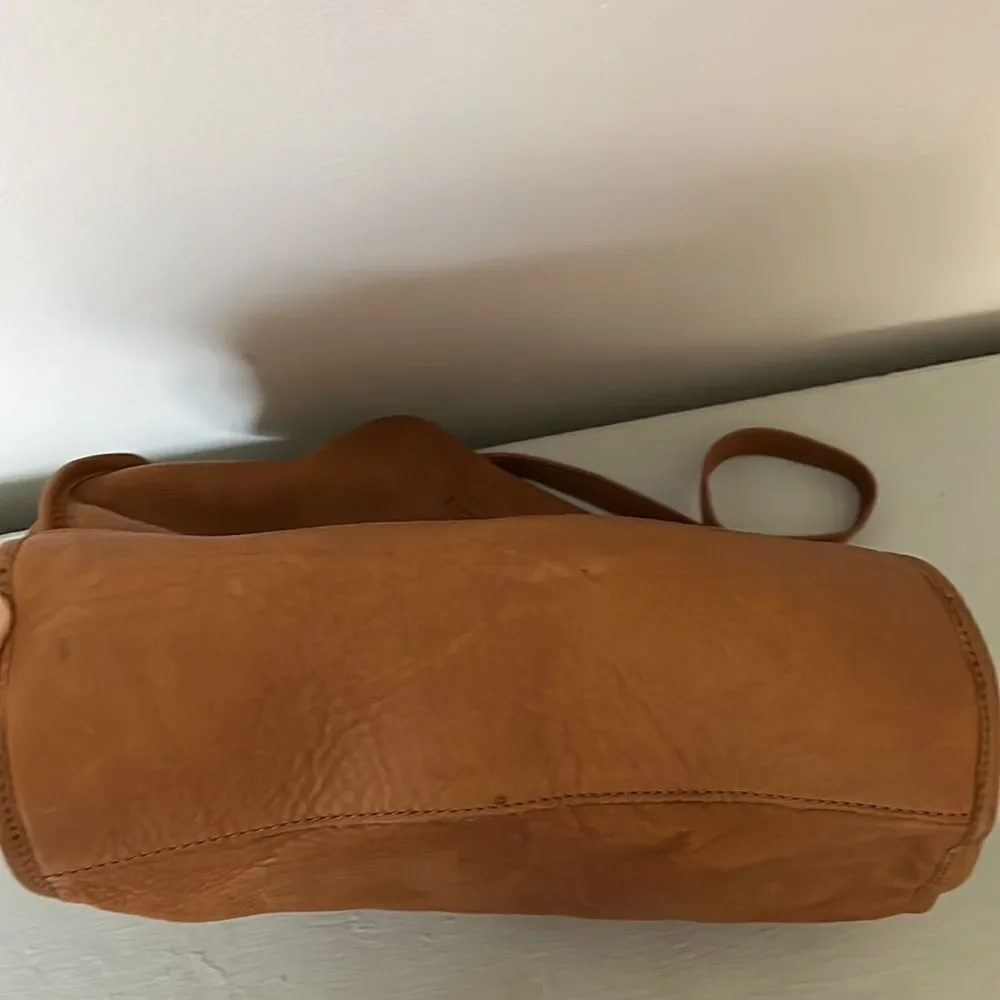 American Leather Co Tan Lenox Shoulder Bag